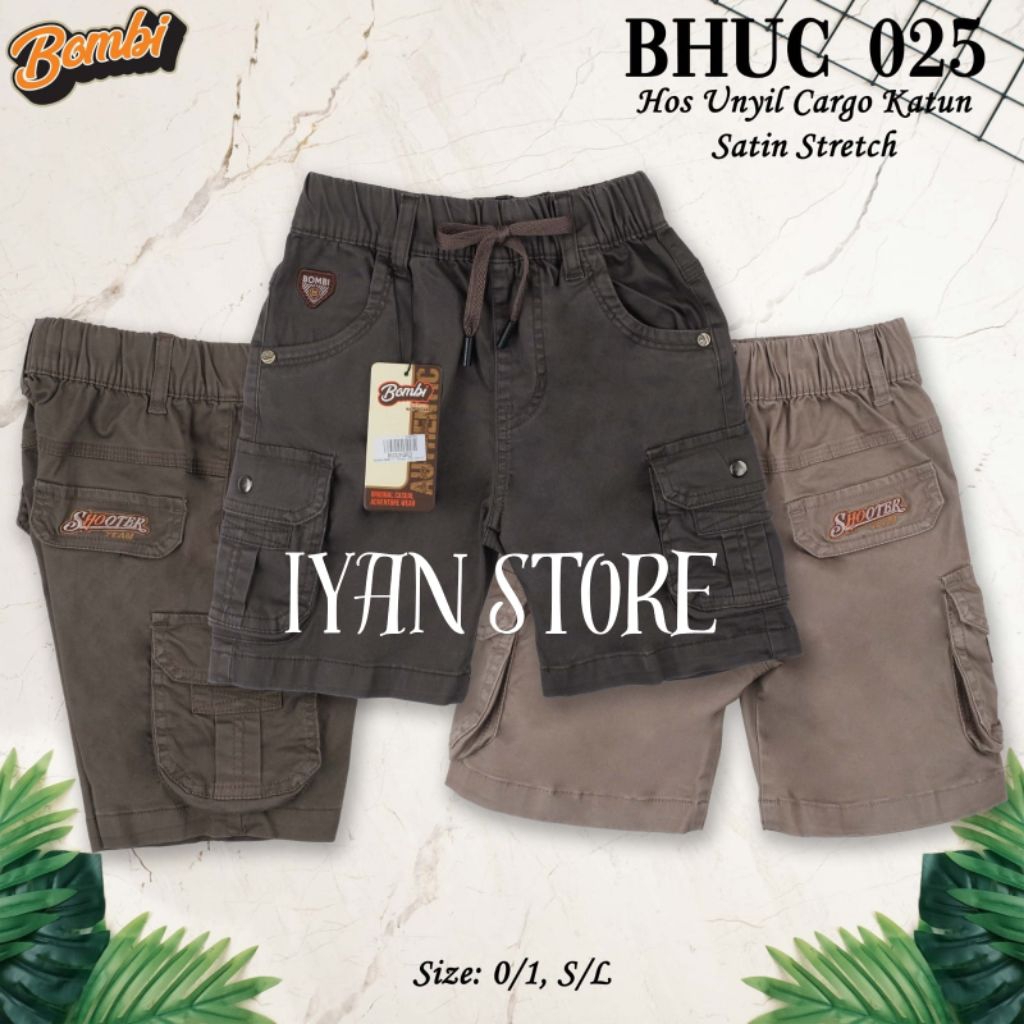 CELANA PENDEK ANAK LAKI-LAKI (BOMBI CARGO)
