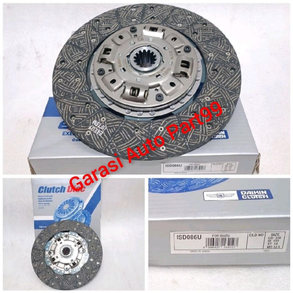 KAMPAS KOPLING/CLUTCH DISC ISUZU NKR71/NMR71 MADE IN JAPAN