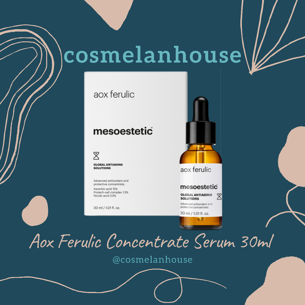 Aox Ferulic Serum Perawatan Flek Wajah dan Anti Aging Anti Oxidant Anti Wrinkle 30 ML Mesoestetic