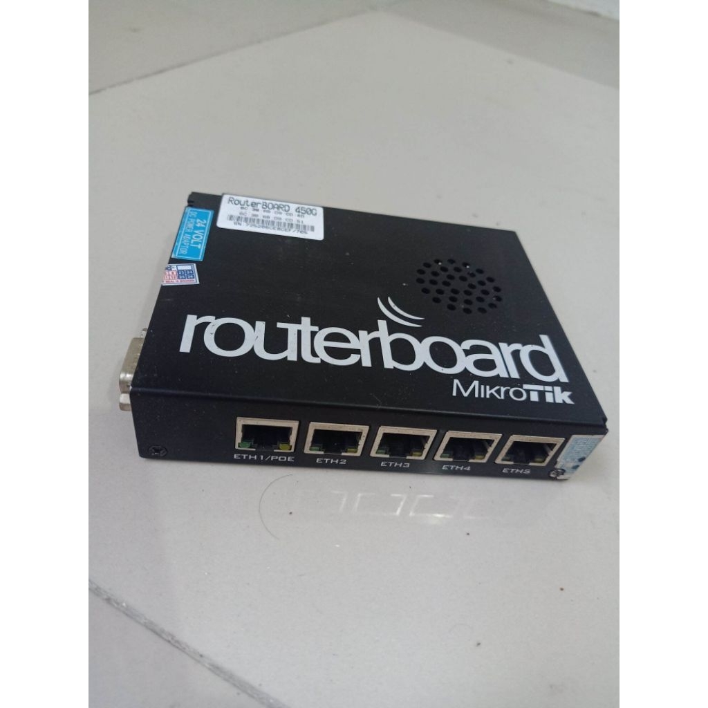 Mikrotik RB450GX4,RB750gr3 Second mulus Normal Siap pakai.Cocok Buat Rtrwnet pemula atau baru mulai
