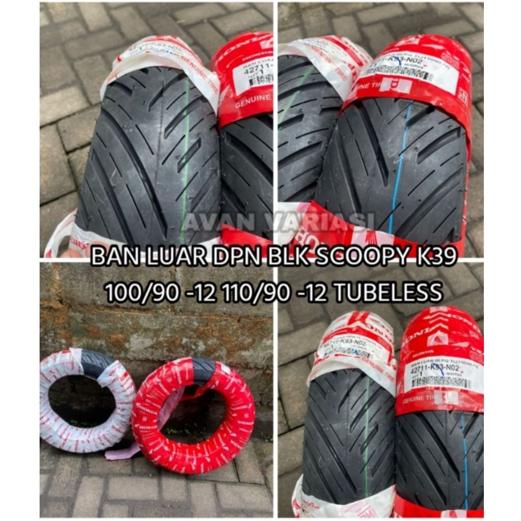 BAN HONDA ORIGINAL FEDERAL R12/SCOOPY DONAT