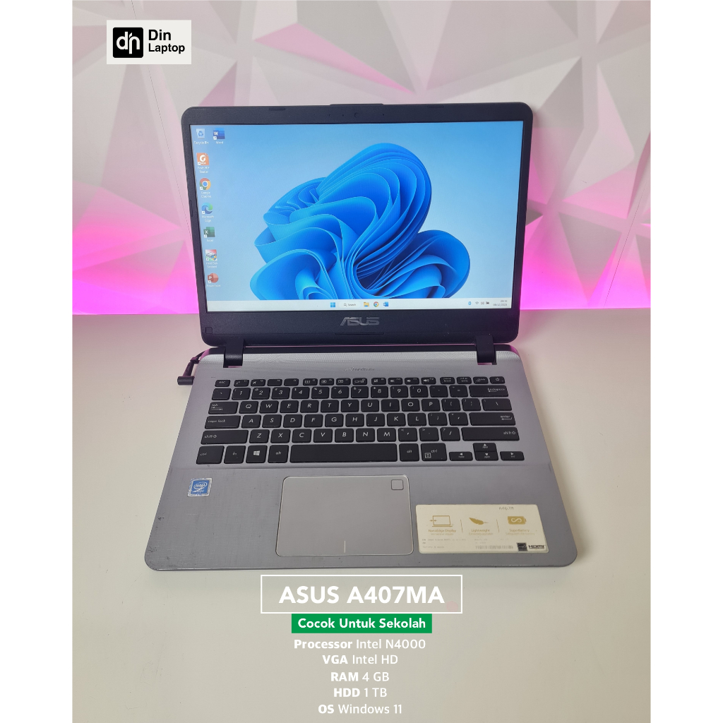 Asus A407MA 14" Intel Celeron N4000 | Bekas