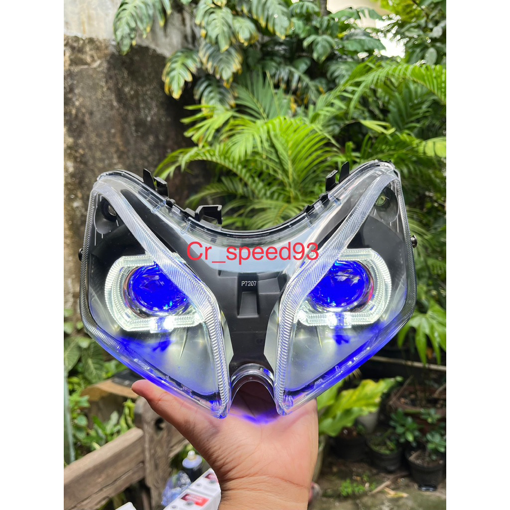 Reflektor vario lama karbu 110 set biled 3.5 in tinggal pasang saja