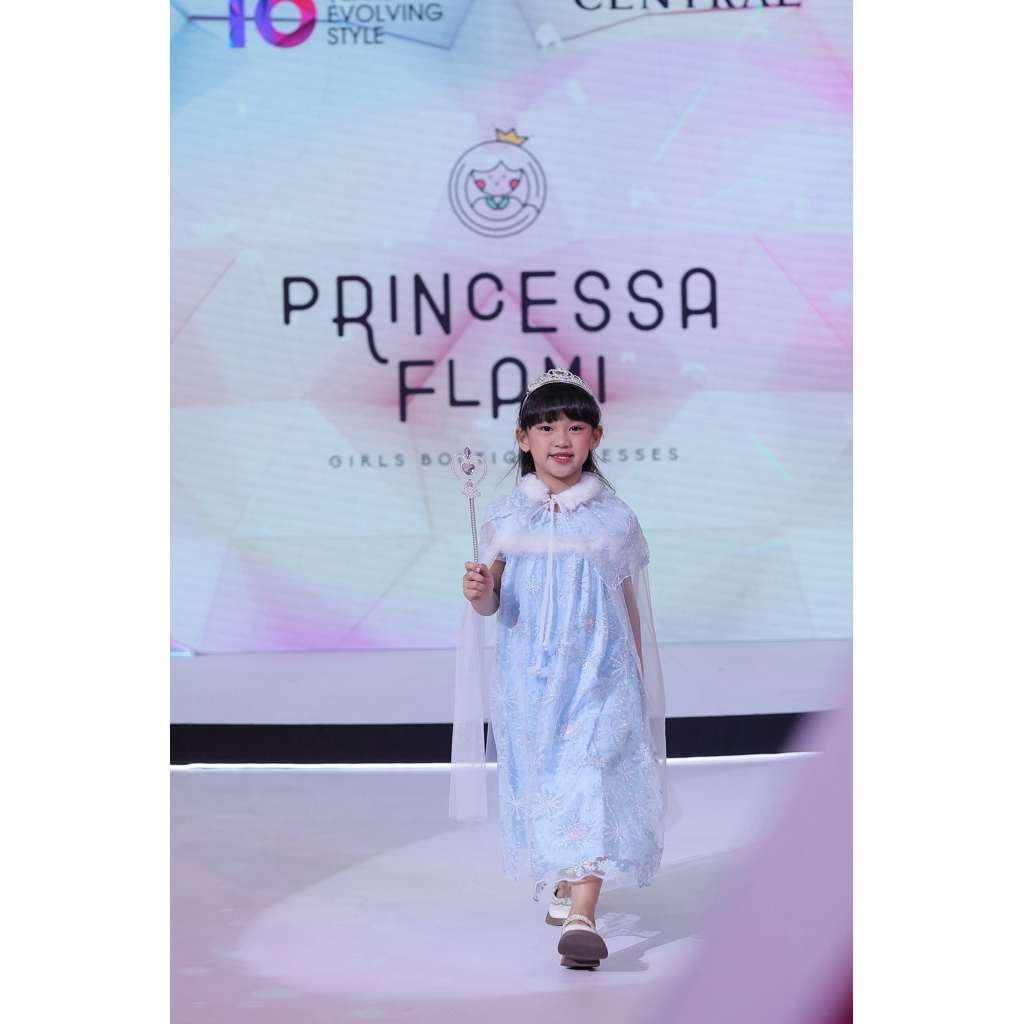 Princessa Flami Dress Anak Costum Karakter Elsa Frozen Karakter Anak 3283