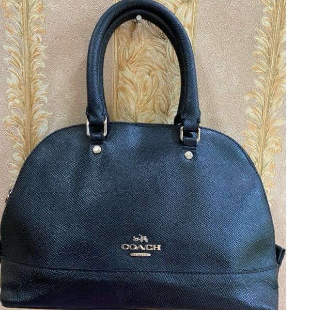 coach handle bag fashion alma hitam