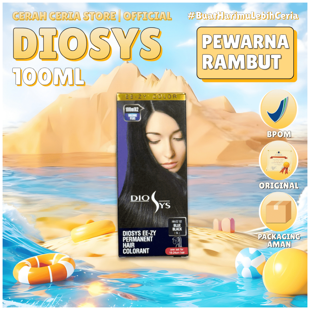 DIOSYS HAIR COLOR 100 ML BLUE BLACK
