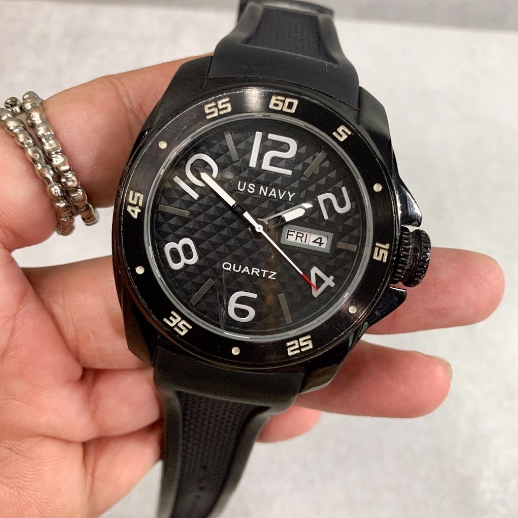 us navy originall second jam tangan pria