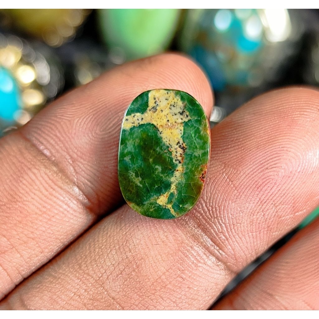 batu pirus persia hijau