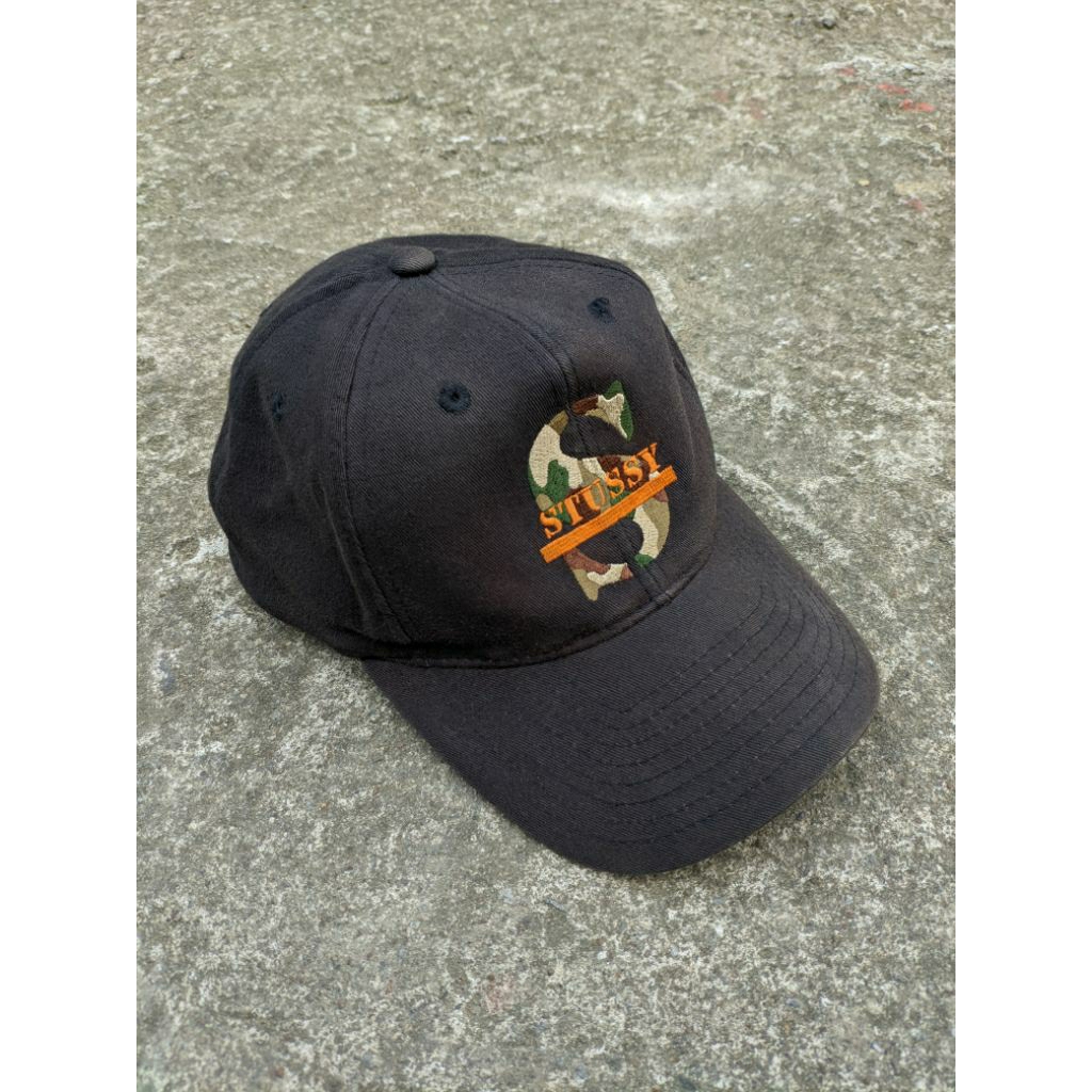 stussy S camo cap 90s