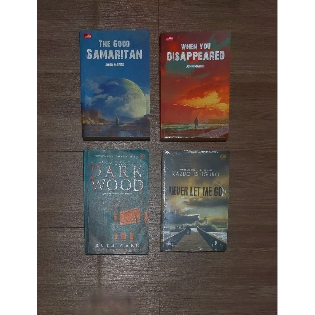 *BOOKED* Novel Jangan Lepaskan Aku (Never Let Me Go) - Kazuo Ishiguro, In A Dark, Dark Wood - Ruth W