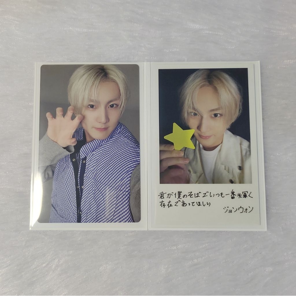 Photocard Official Enhypen Jungwon set Japan Yoi Solo Jacket ver.