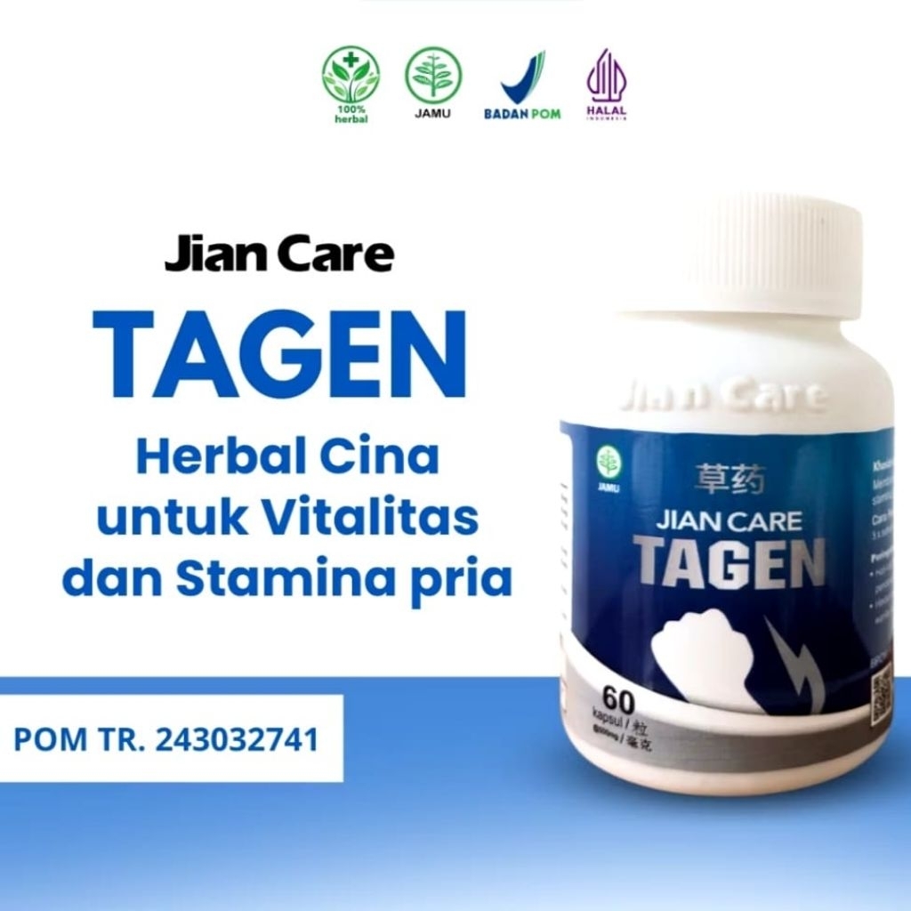 Jian Care Tagen - Obat Herbal Cina Untuk Membantu Masalah Keperkasaan Pria Dewasa