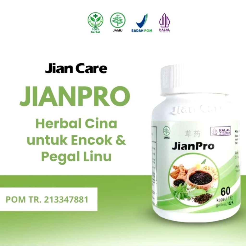 Jian Pro Herbal Atasi Masalah Nyeri Sendi Dan Asam Urat Rematik
