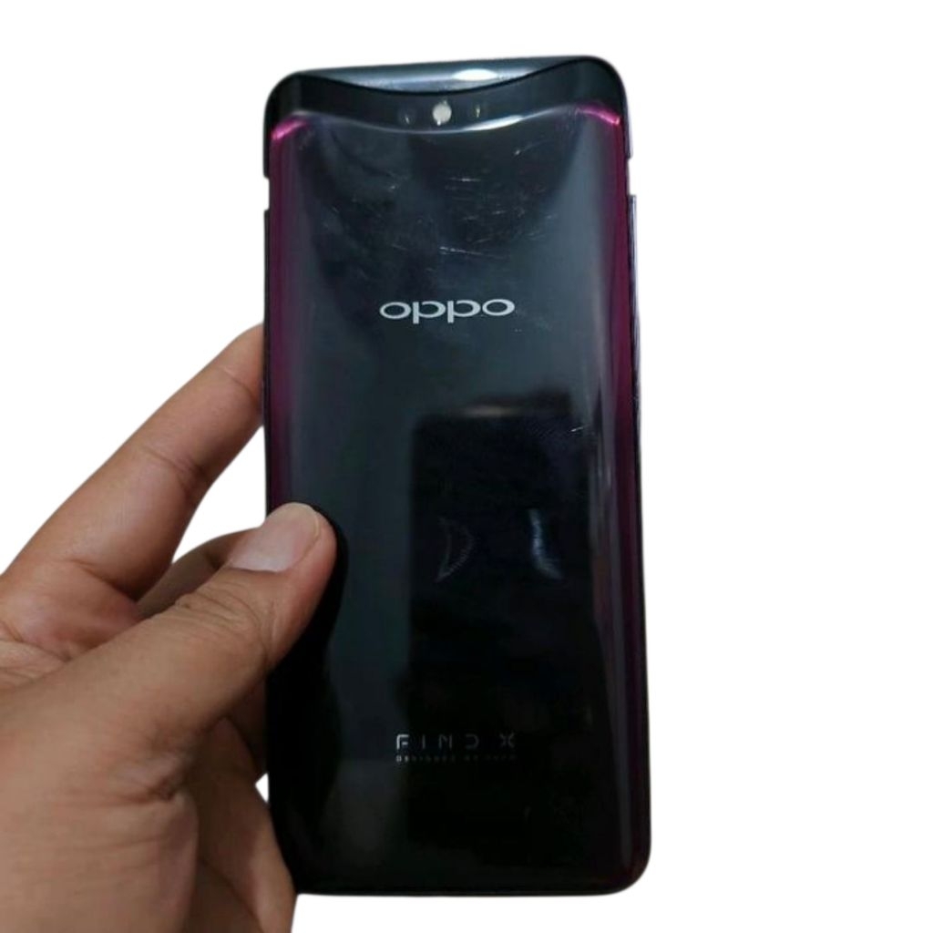 ponsel Flagship Oppo find X Ram 8GB Rom 128GB flagship second ponsel second