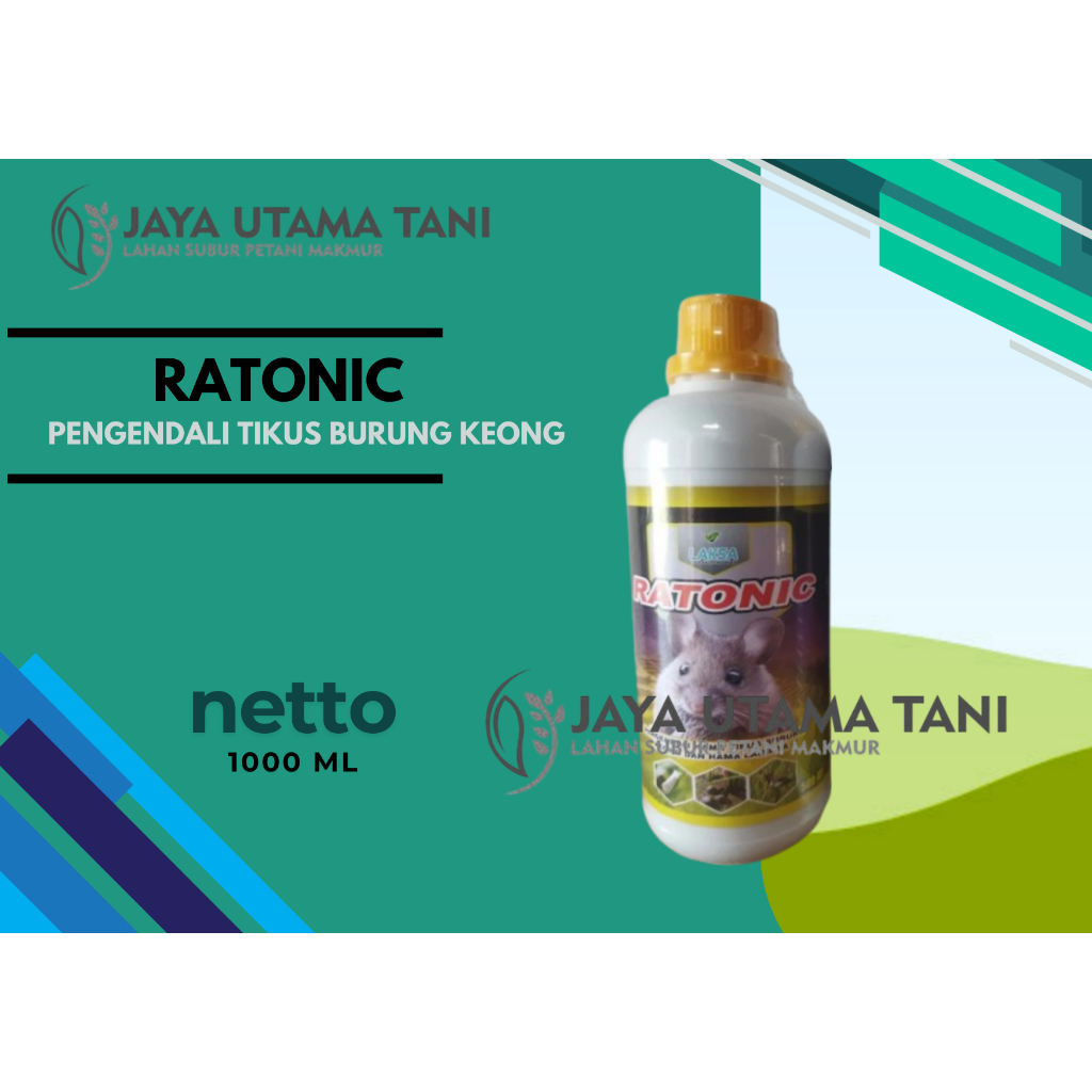 Pupuk Organik Pestisida Ratonic Pengendali Hama Tanaman Padi 1 Liter / Obat Padi