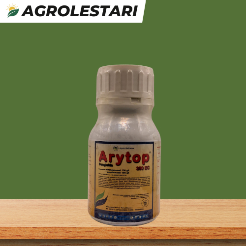 fungisida Arytop 300 EC 250ml Difenokonazol 150 g/l, Propikonazol 150 g/l. fungsi sama dengan amista