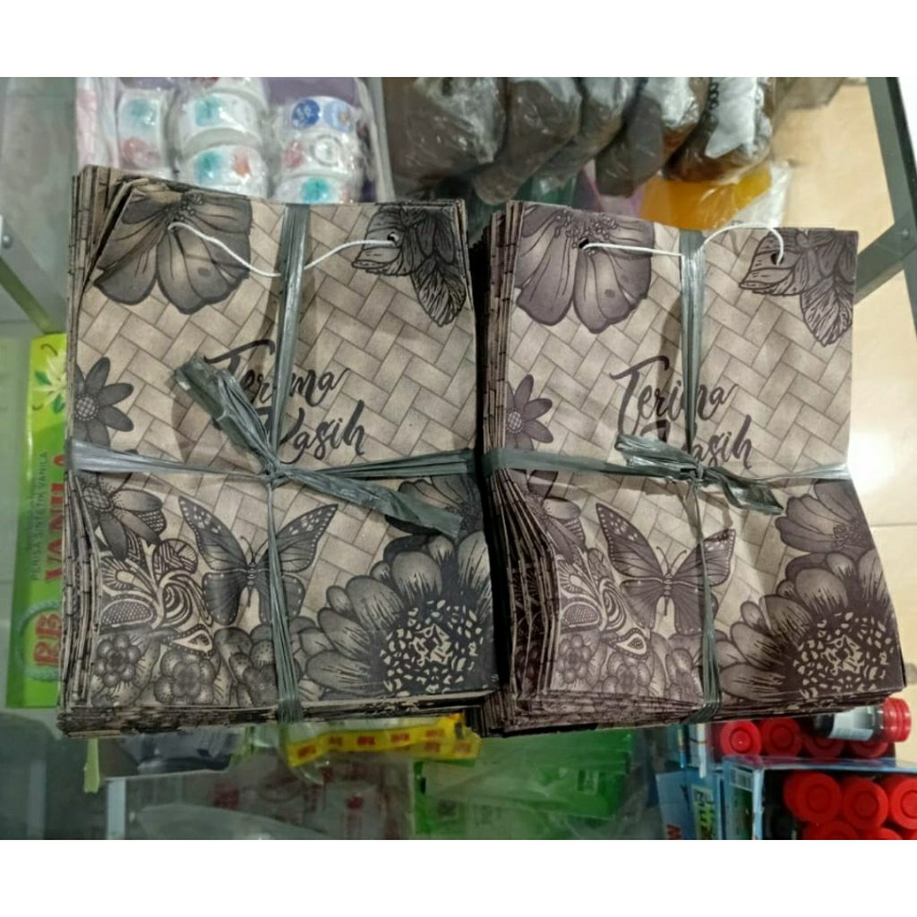 Tas Kertas Snack Kakak Kecil Per Ikat isi 50 pcs