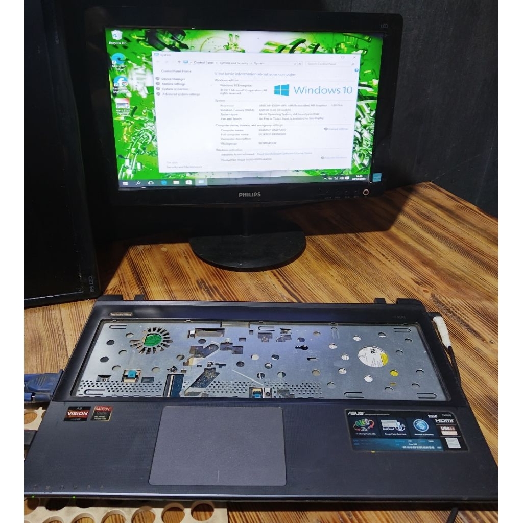 Laptop Buntung Asus K55D AMD A8 Radeon Dual Grapich