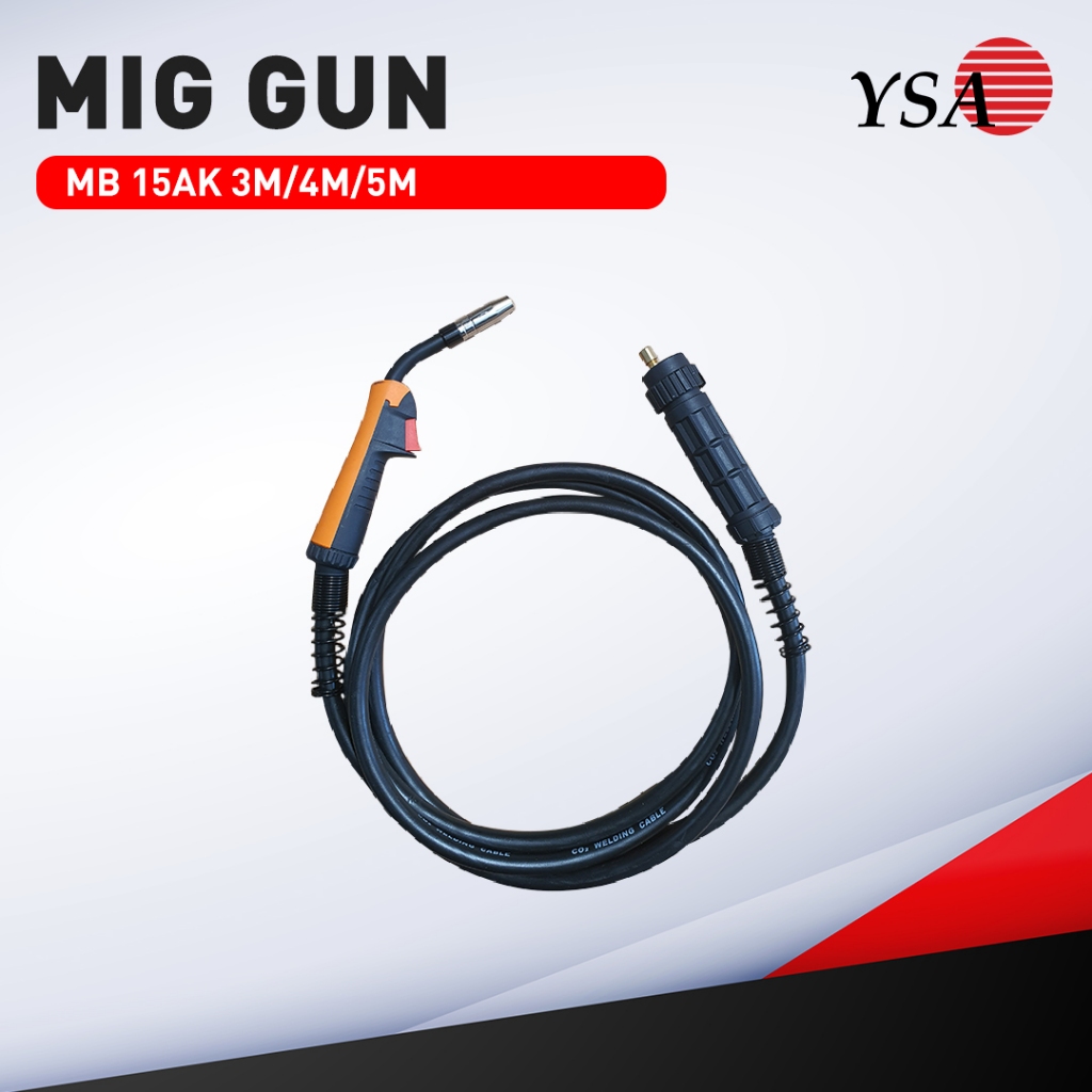 KABEL LAS / STANG LAS MIG GUN MB 15AK (EURO) / CO MIG GUN MB 15AK
