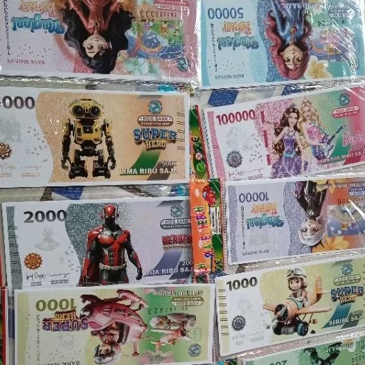 100 PCS UANG MAINAN/DIUT MAINAN