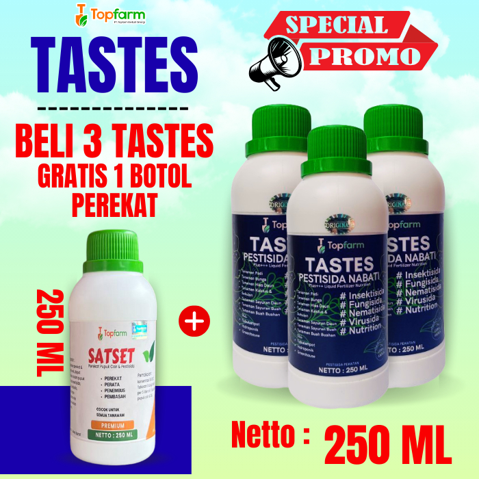 Promo Beli 3 Gratis Perekat 250 ML / Pestisida Nabati Tanaman / Pembasmi Hama Tanaman / Obat Semprot