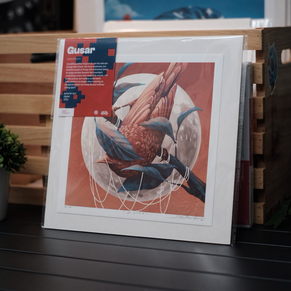 Artprint GUSAR limited 20pcs lapantigatiga signed numbered