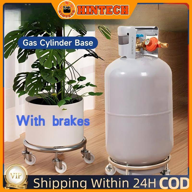 360°putar Tabung Gas Rak Dorong Alas Rak Tabung Gas Alas Tatakan Dudukan Tabung Gas Nampan Dasar Tab