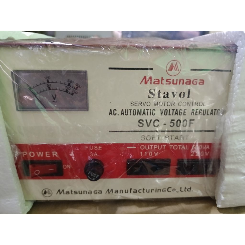 stavol stabilizer matsunaga 500 watt