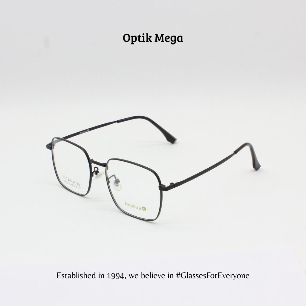 OPTIK MEGA - BOSSINI Titanium 6013 Matt Black Unisex