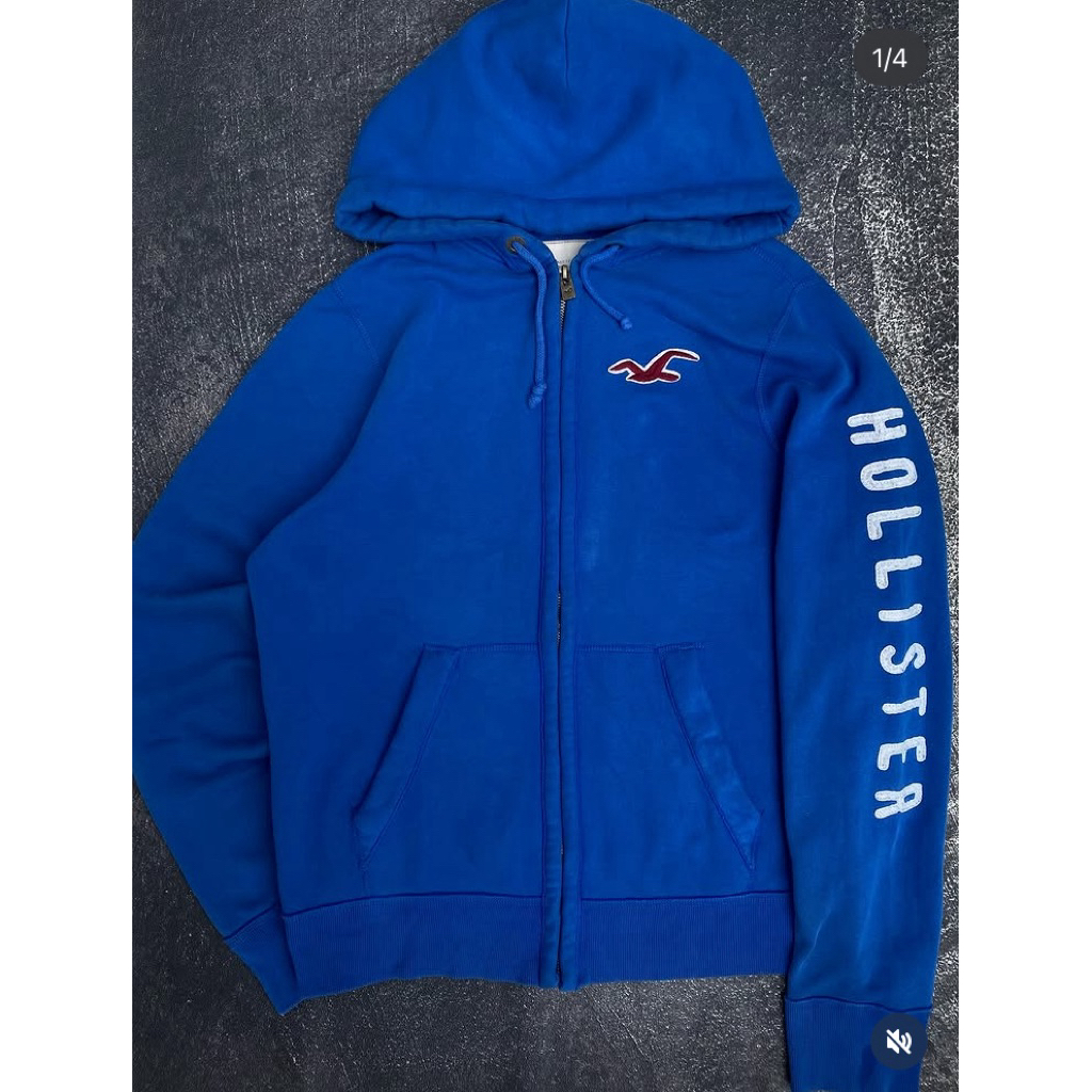hoodie zipper hollister