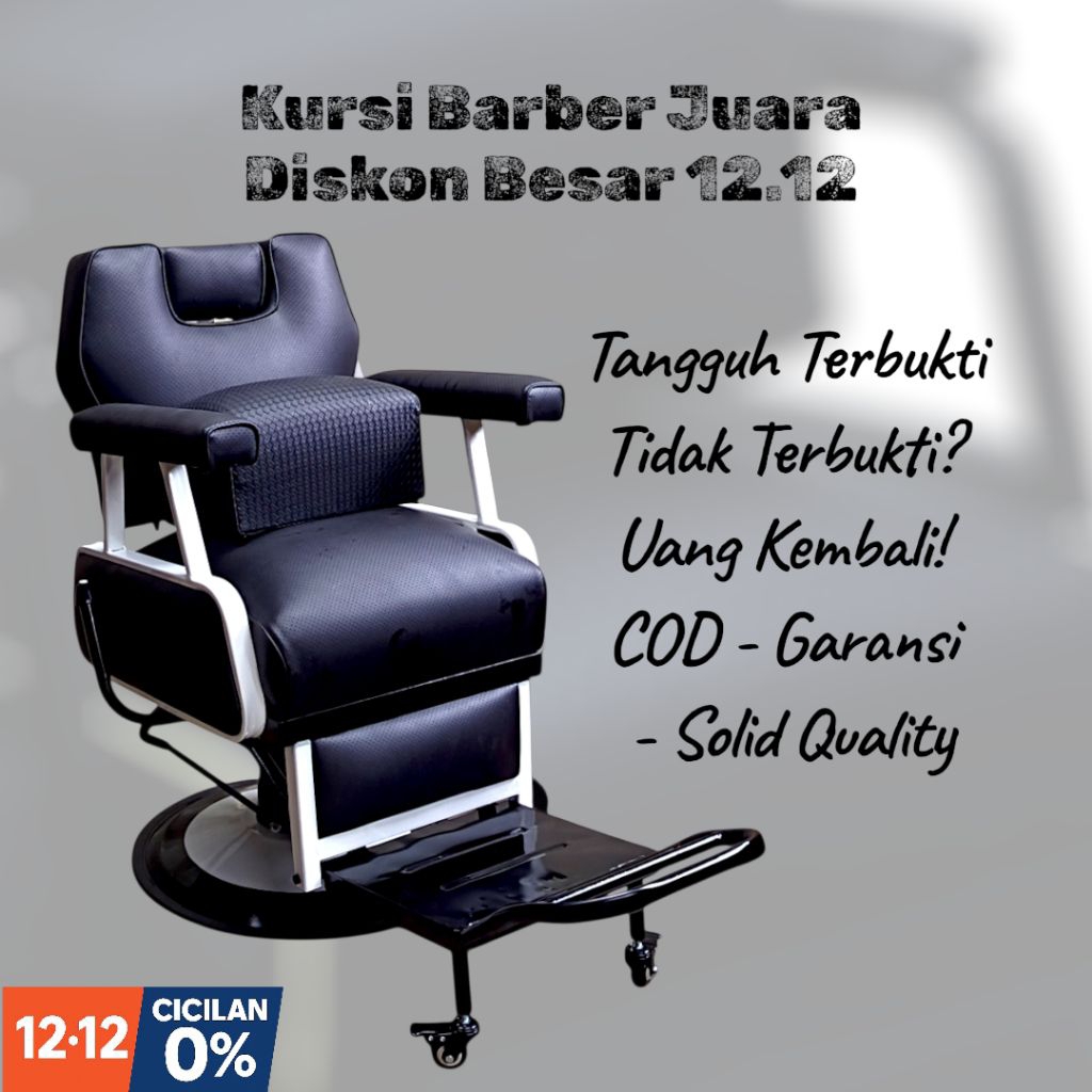 Hidrolik Klasik Barberbox Orca Kursi Barbershop Kursi Pangkas Rambut Alat Cukur Rambut Kursi Juara
