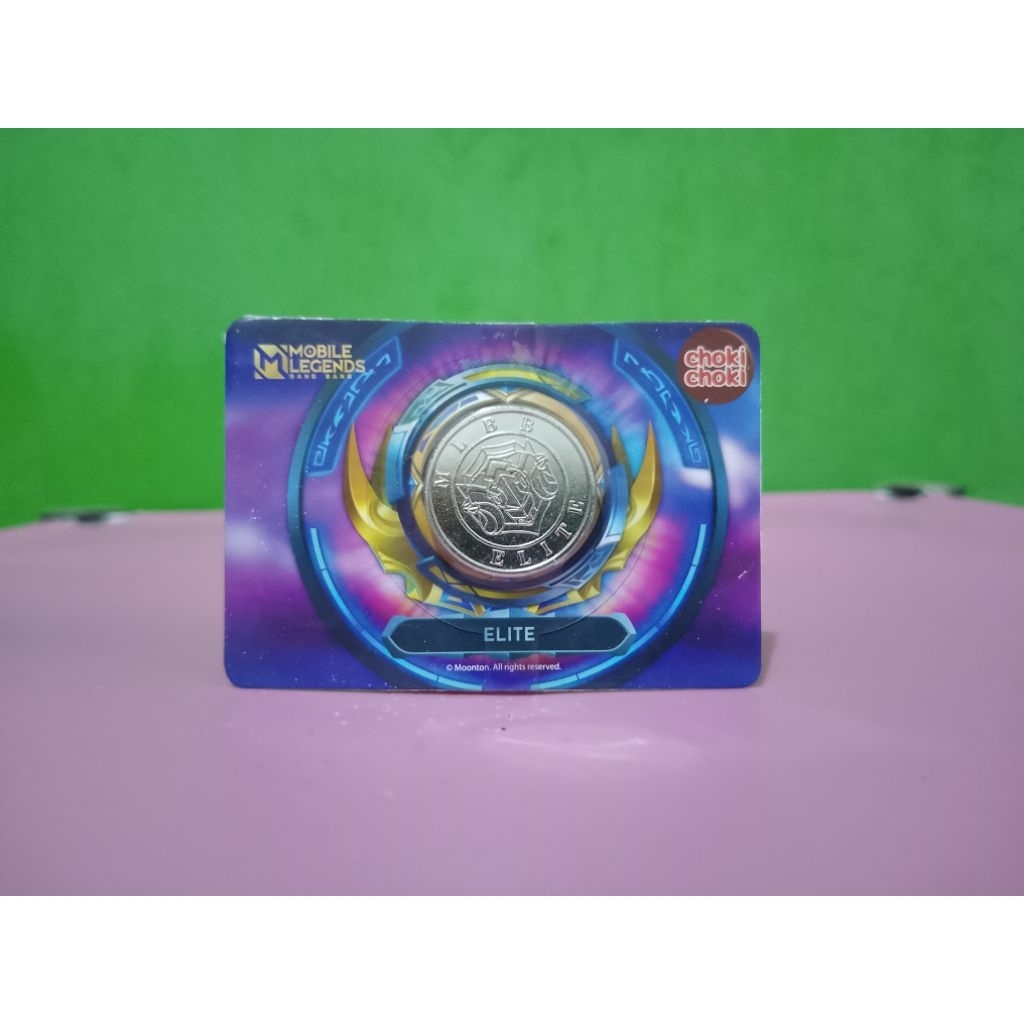 Choki Choki x Mobile Legends Bang Bang Official Coin Rank - ELITE - MLBB Moonton Murah Retro Vintage