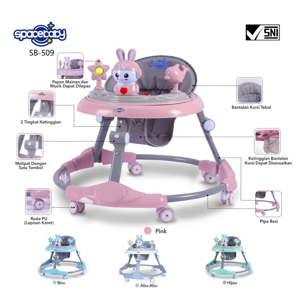 Apolo Bayi Murah Hight Quality Baby Walker Alat Bantu Berjalan Bayi