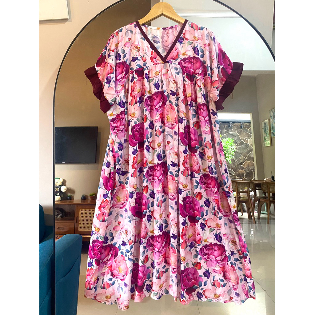 ADELIA DRESS JUMBO/DASTER RAYON LD 125