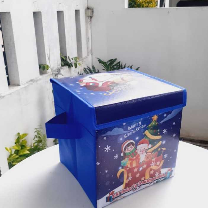 Souvenir Hampers Natal Box Storage Custom desain