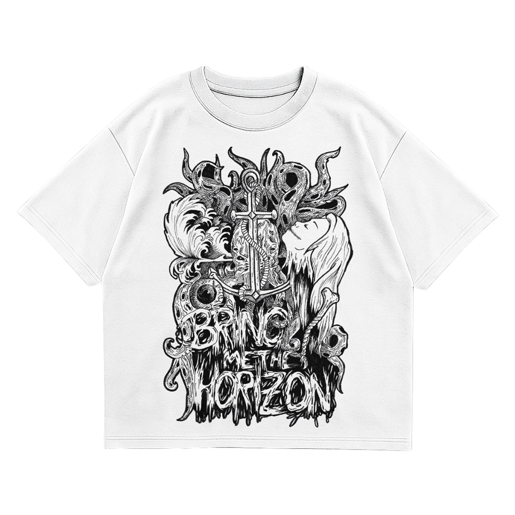 UNISHOP Tshirt Kaos Band Pria BMTH ART 12 Oversize 16s