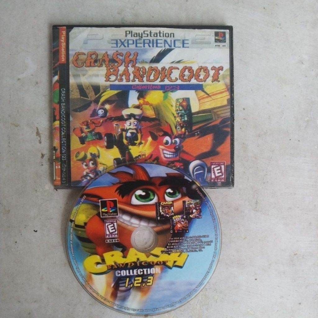 KASET PLAYSTATION 1 ONE CRASH BANDICOOT