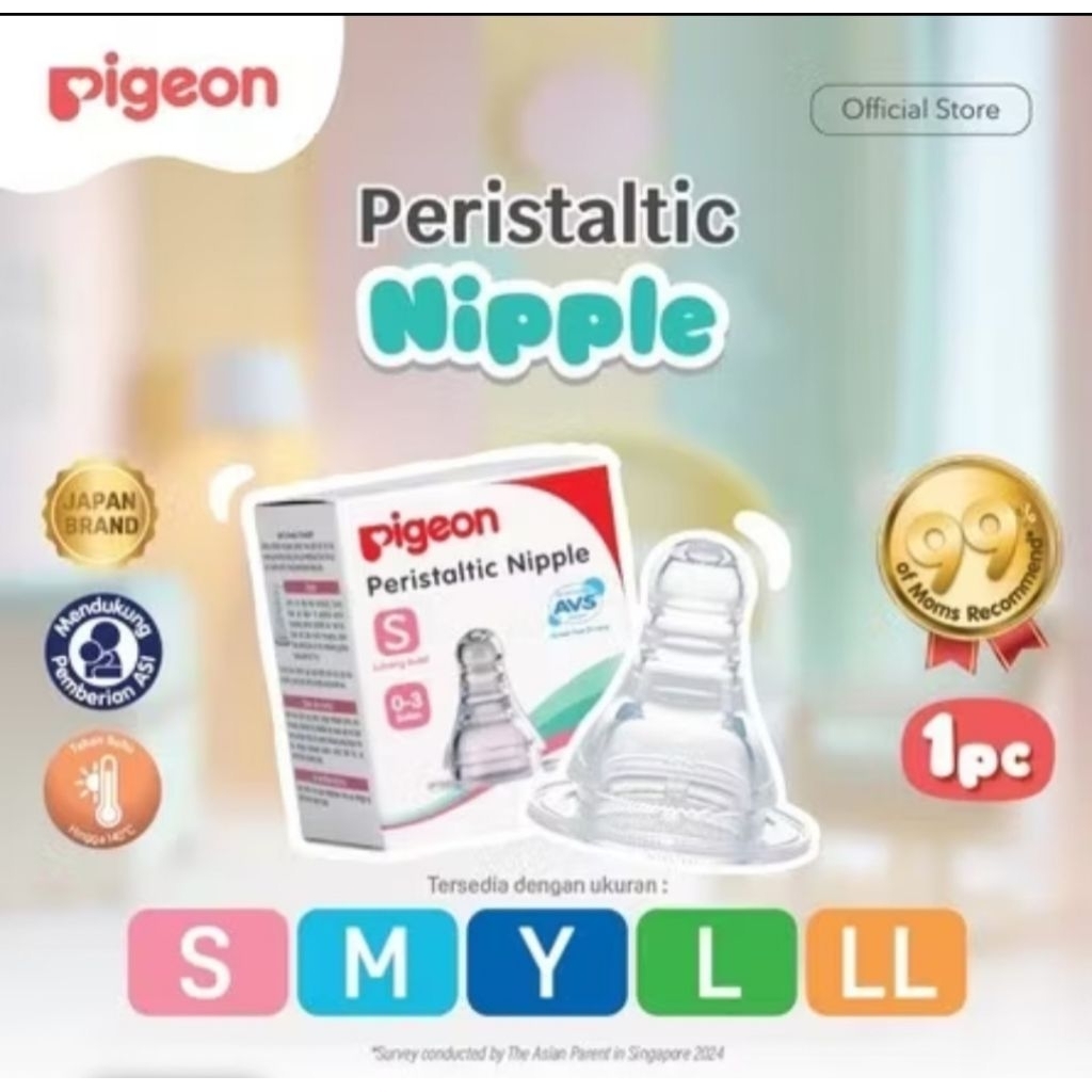 Pigeon Peristaltic Slim Neck Nipple Box