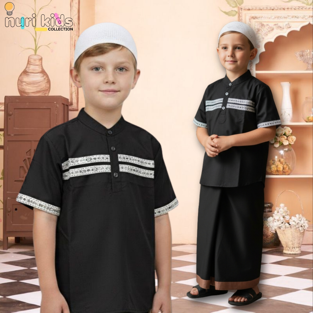 SARKOCI ANAK LAKI LAKI SARUNG KOKO PECI BAJU KOKO ANAK LAKI LAKI