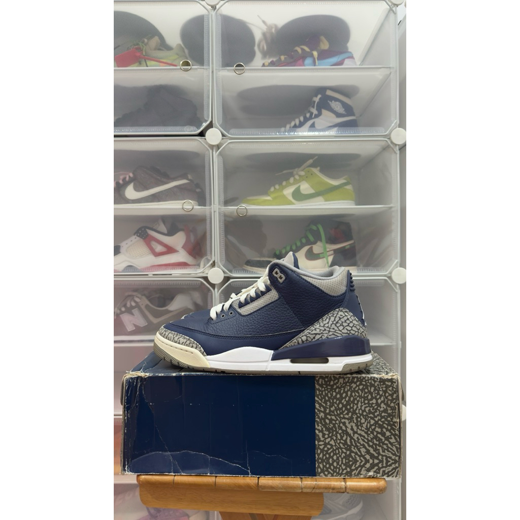 Air Jordan 3 Georgetown/Midnight Navy