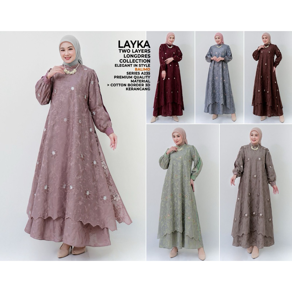 Gamis Layer Dua LAYKA
