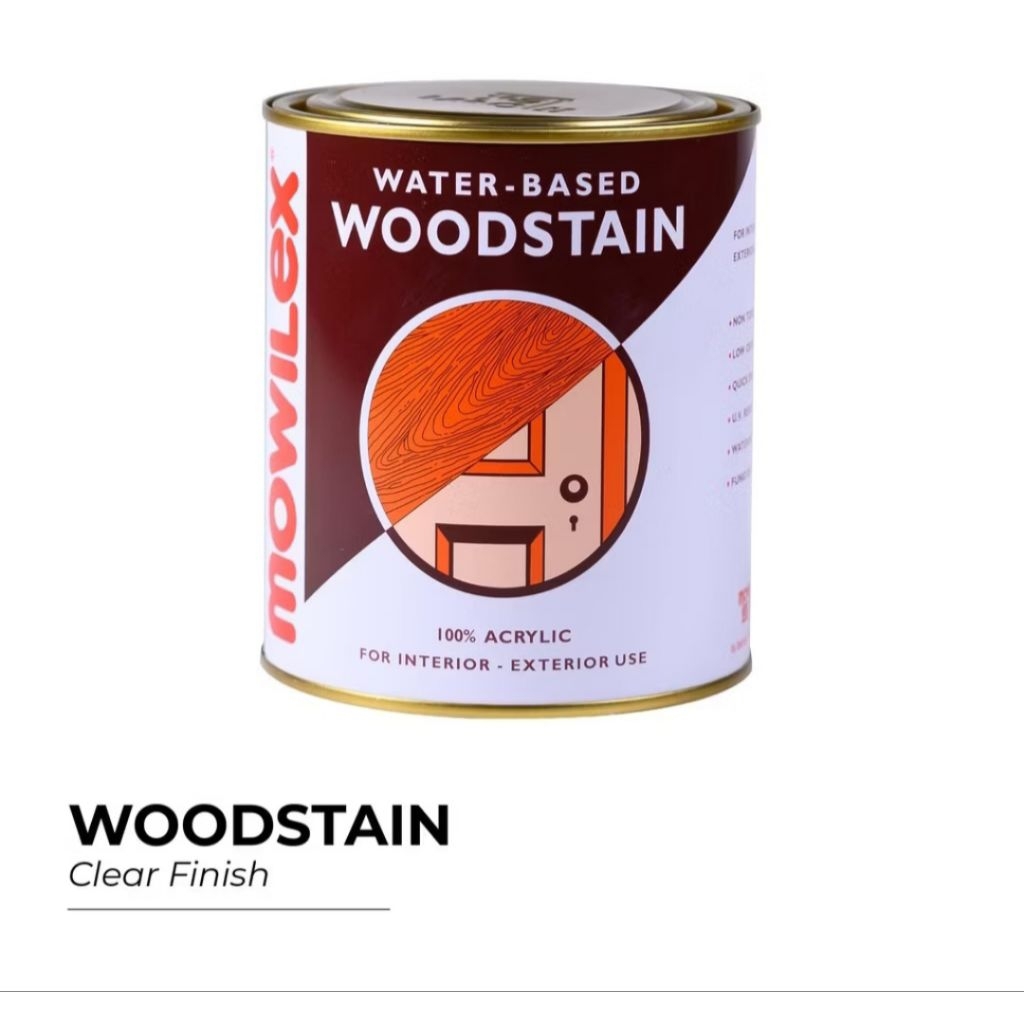 Mowilex Woodstain Clear Finish 1 Liter