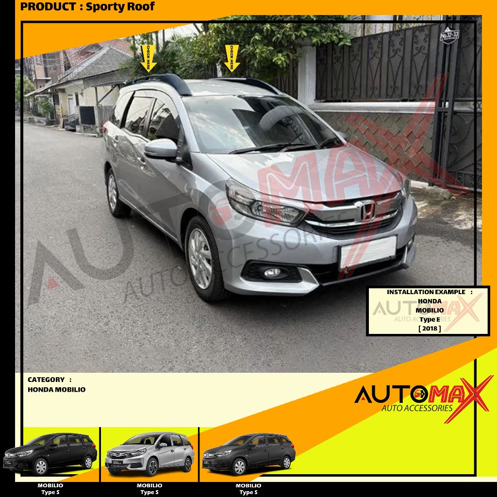 SPORTY ROOF / ROOF RAIL SPORTY DAITONY NEW MOBILIO 2017 UP
