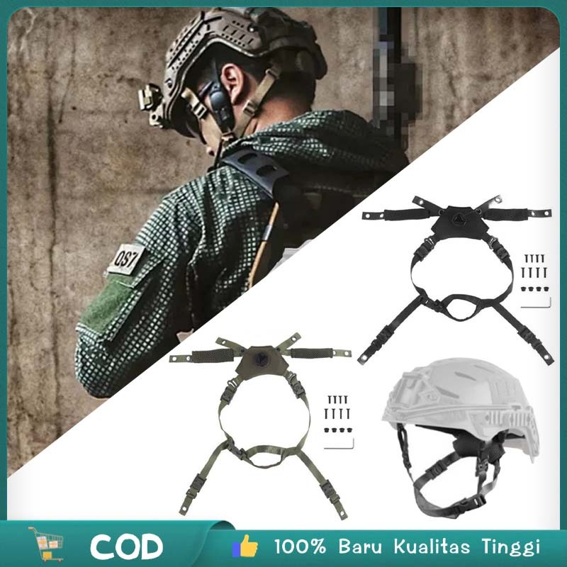 Chin Strap Helm Safety Aksesoris Helm Tactical Tali Helm Dagu Tactical Military Chin Strap