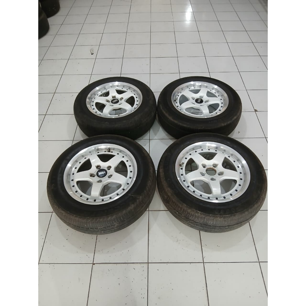 VELG MOBIL SECOND MURAH RING 16 LEBAR 7 | PELEK MOBIL INNOVA/RUSH/CRV/ACCORD/CAMRY DLL R16X7 WHITE