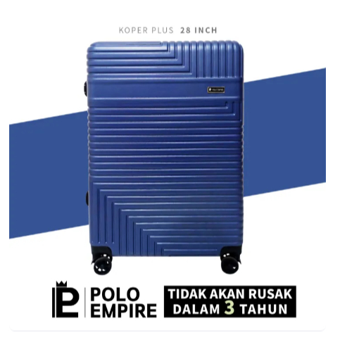 [Polo Empire]-Stiker diberikan] Promo Kapasitas ekstra besar --Polo Empire Koper 28 inch promo Kapas