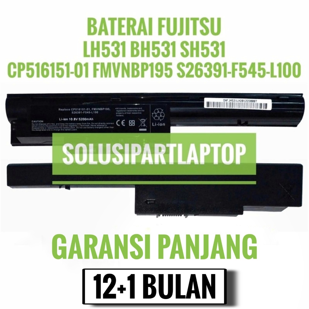 BATERAI FUJITSU LH531 BH531 SH531 BLACK