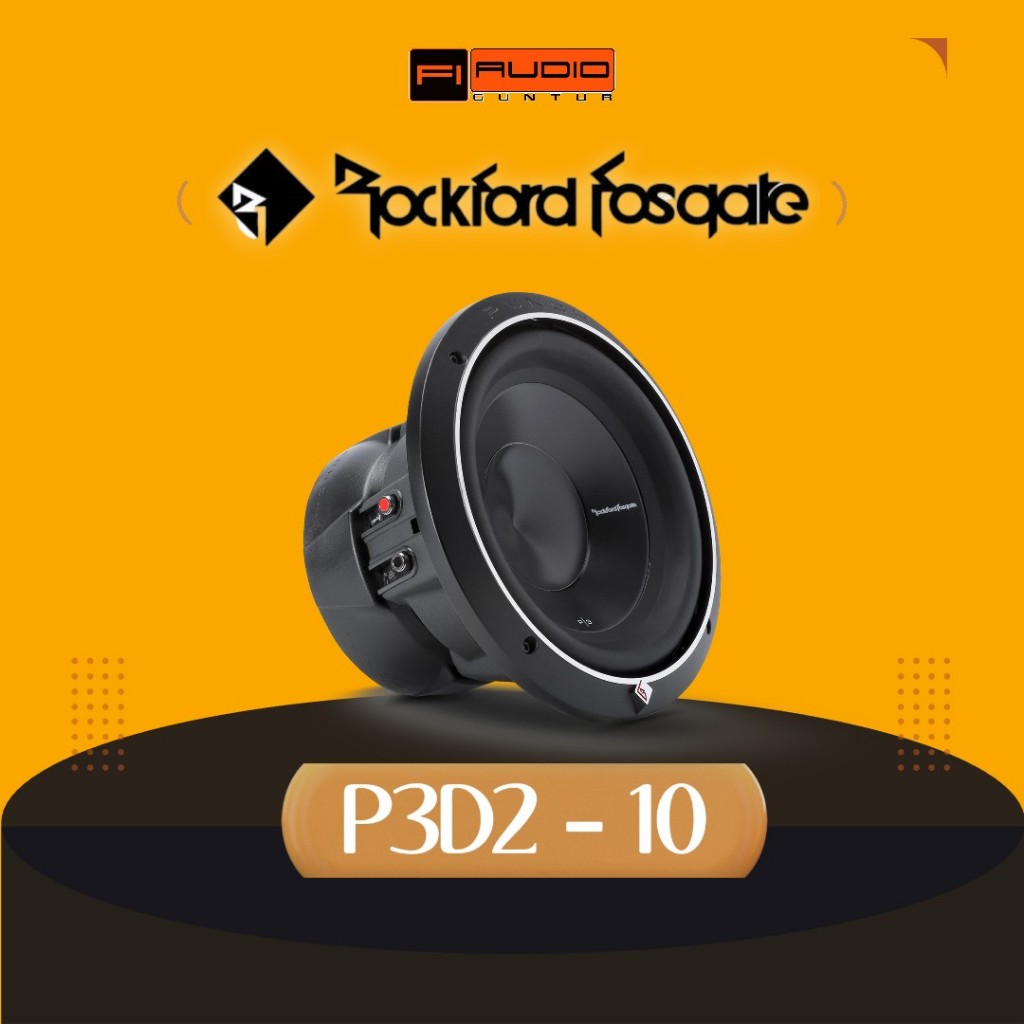 Subwoofer Rockford Fosgate P3D2 10 - rockford p3d2 10 - P3 10 inch
