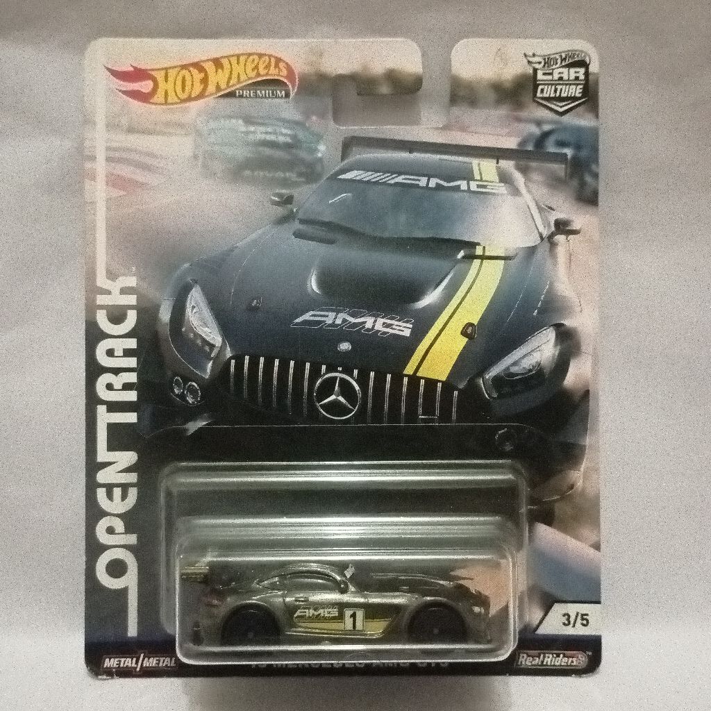 HOT WHEELS PREMIUM OPEN TRACK MERCEDES AMG GT3