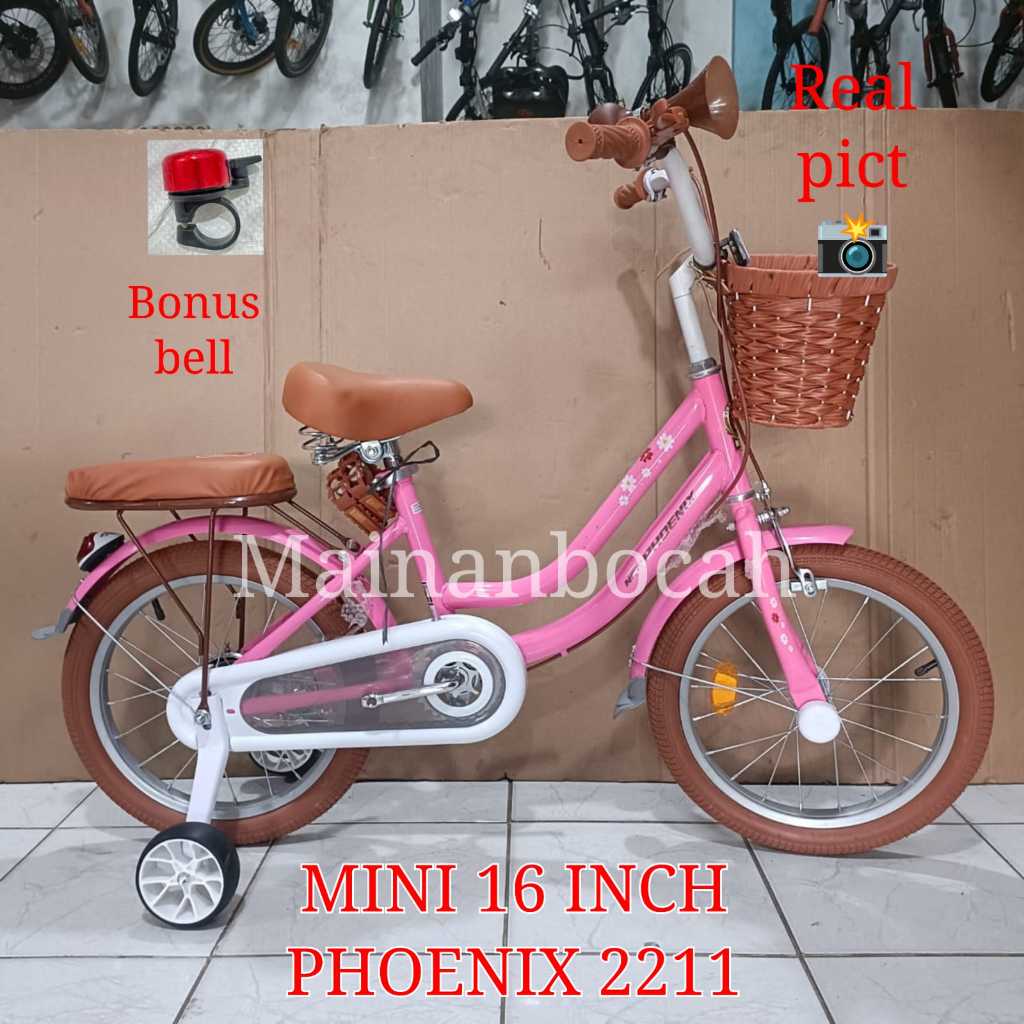 sepeda anak mini 16 inch new phoenix 2211 sepeda anak terbaru